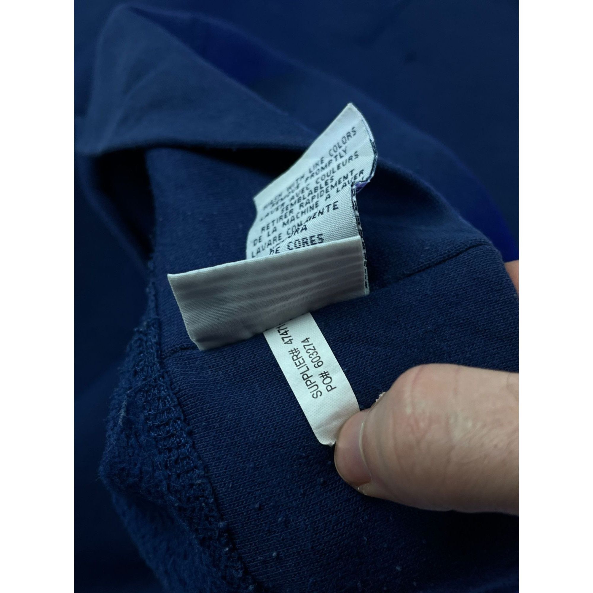 Ralph Lauren × Vintage Polo Ralph Lauren Navy Blue Crewneck Sweatshirt Size US M / EU 48-50 / 2 - 6 Thumbnail