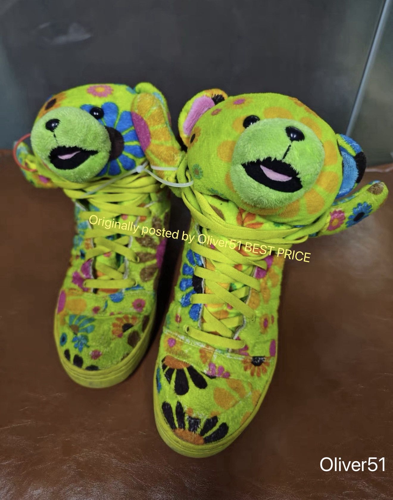 Adidas × Jeremy Scott Adidas x jeremy scott 3D bear high top