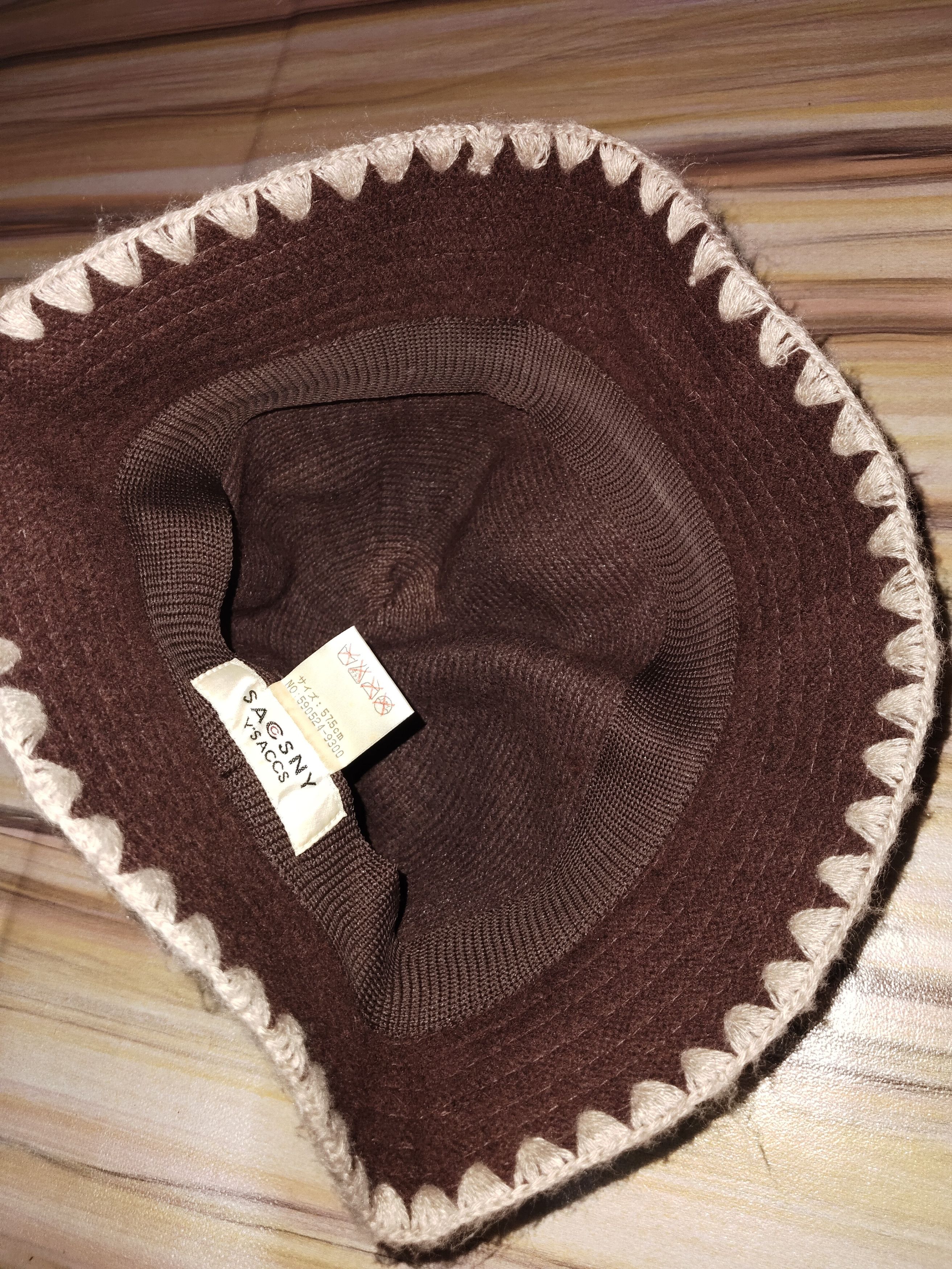 Yohji Yamamoto Y'SACCS SACSNY Plain Bucket Hat Size ONE SIZE - 4 Thumbnail