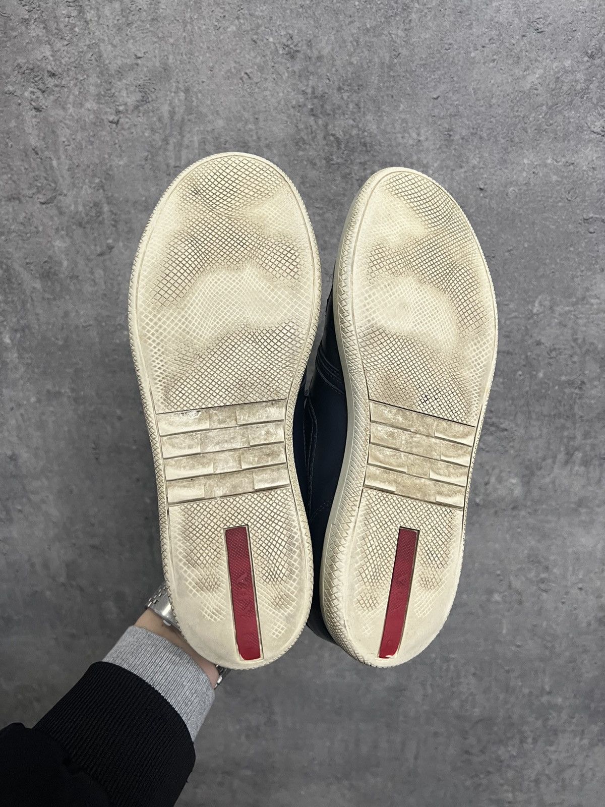 Prada Prada Leather Red Tab Shoes Size US 7 / EU 40 - 6 Thumbnail