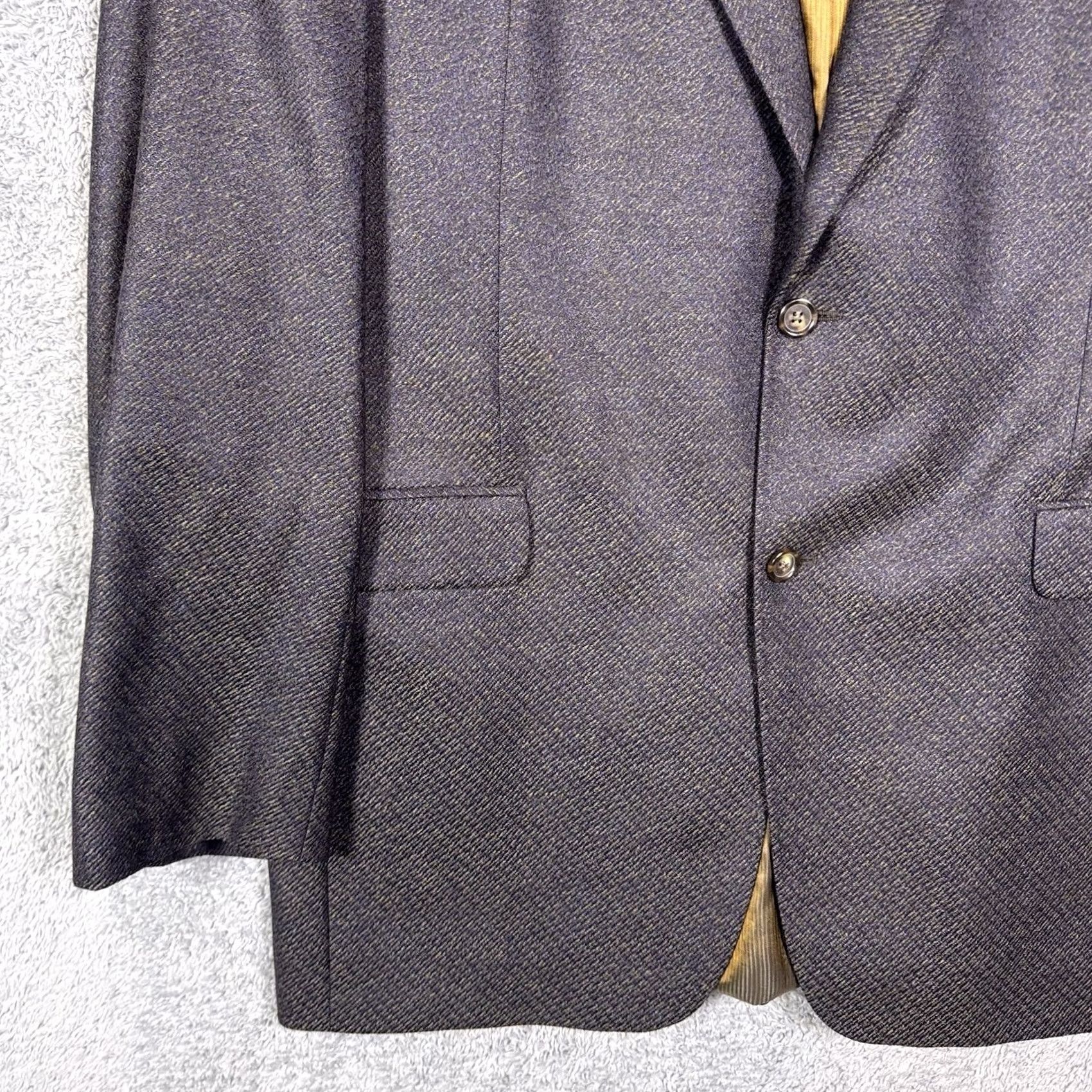 Jack Victor Jack Victor Jacket Mens 44 Blazer Men 44XL Lucawood SPJ Sport Coat Button Suit Size 44R - 5 Thumbnail