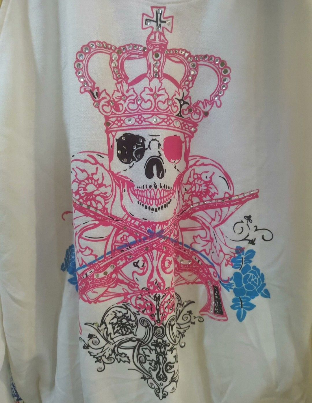 Karl Kani kanji jessie pinkman colored skull printedzipup hoodie Size US XL / EU 56 / 4 - 3 Thumbnail