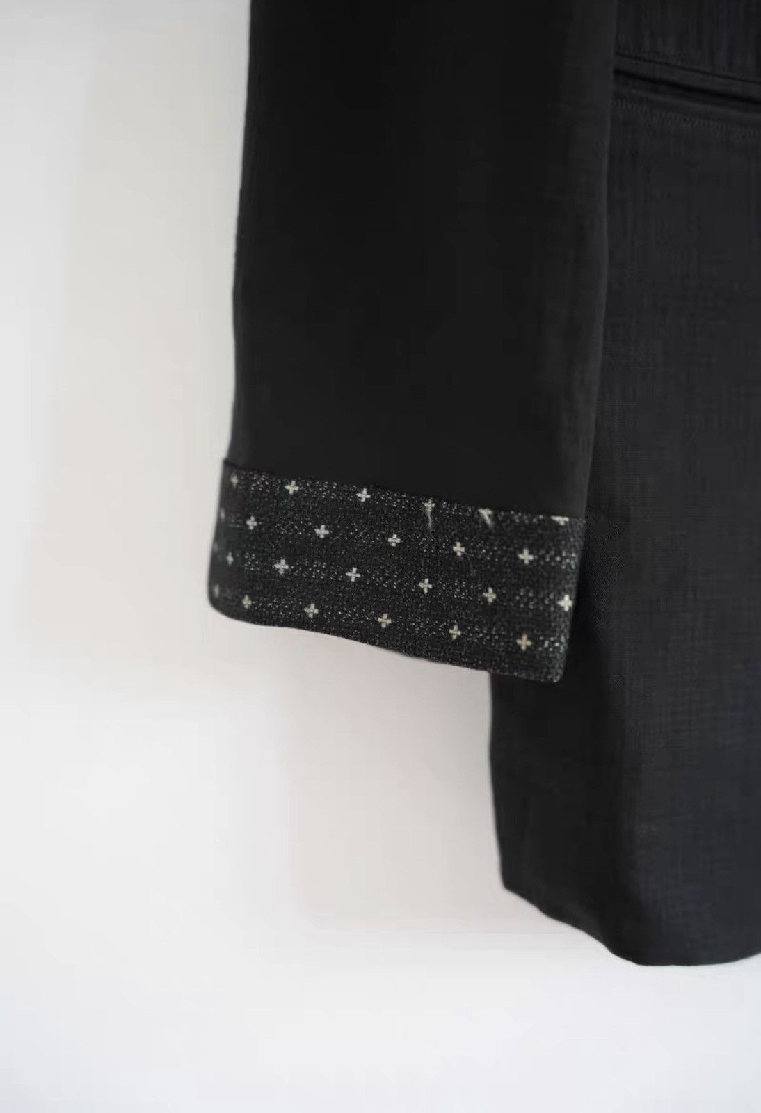 Yohji Yamamoto Yohji Yamamoto 95SS Sashiko Sleeve Blazer K4 Size US S / EU 44-46 / 1 - 4 Thumbnail