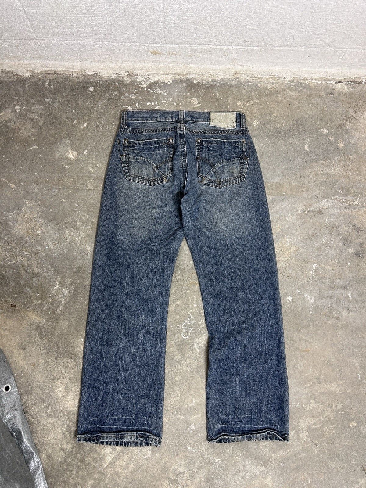 Point Zero Vintage Y2K Point Zero Straight Skater Grunge Denim Jeans Size US 32 / EU 48 - 1 Thumbnail