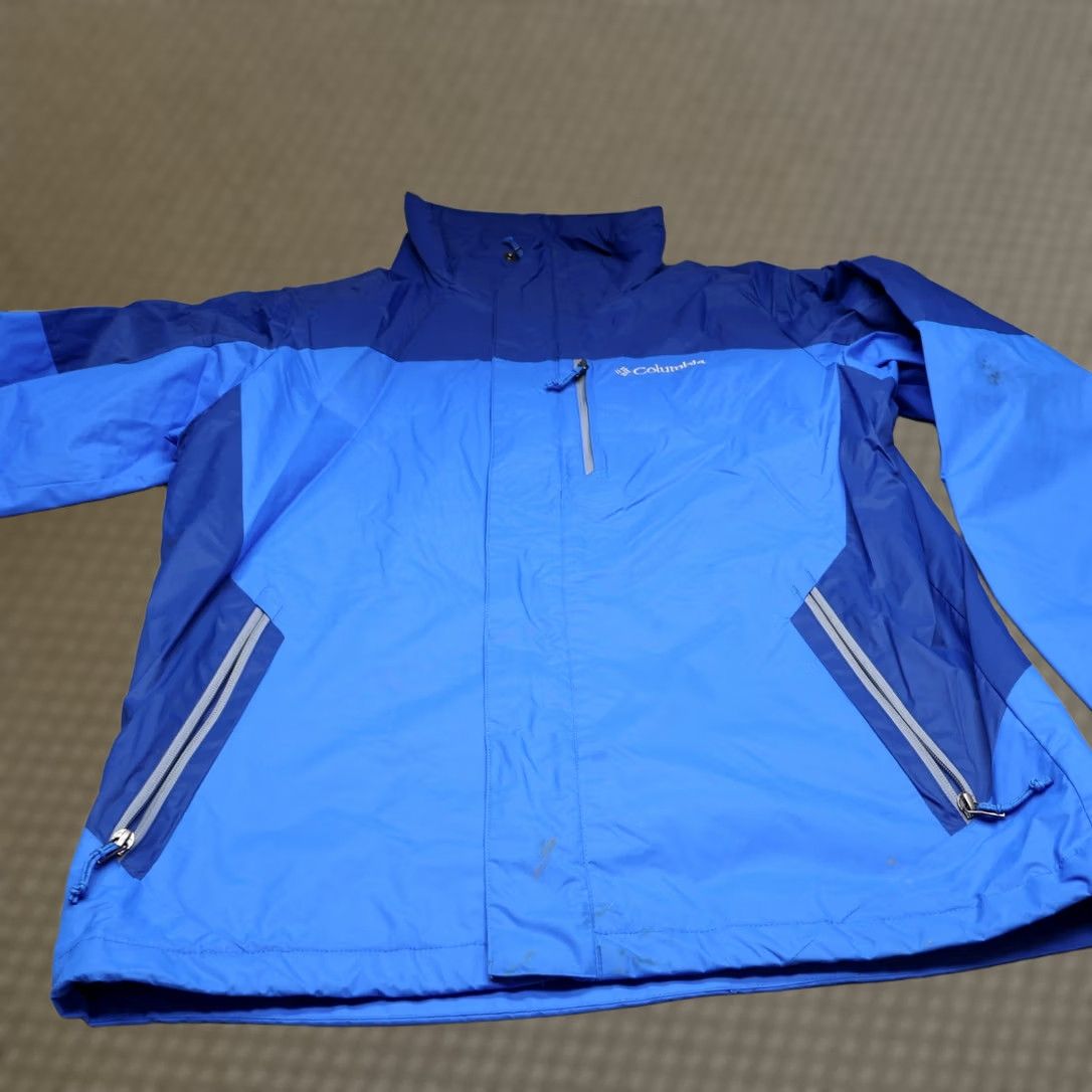 Vintage Columbia Jacket Mens M Blue Wind Rain Waterproof Windbreaker 3in1 Shell Size US M / EU 48-50 / 2 - 1 Thumbnail