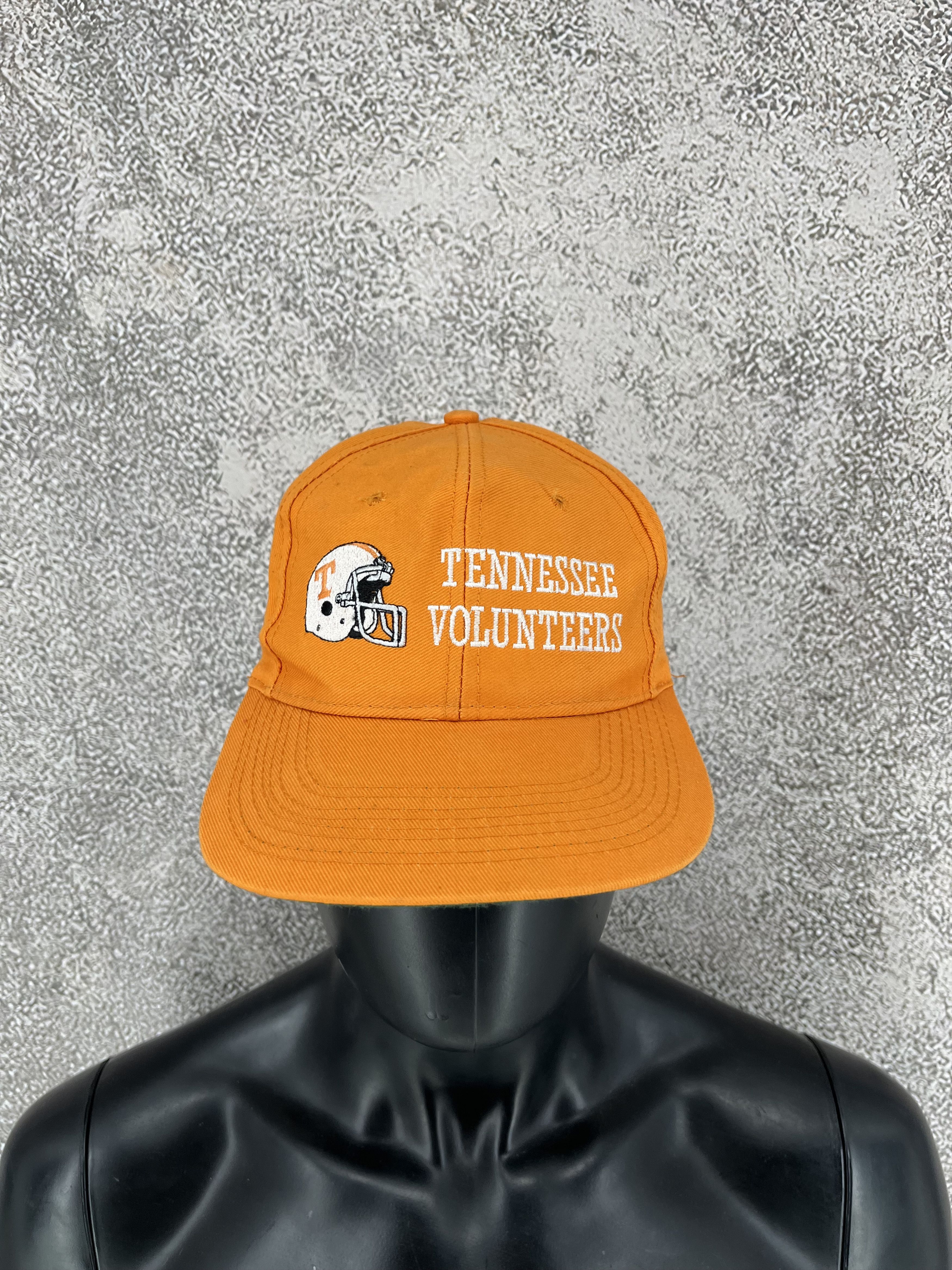 Vintage Tennessee Volunteers Hat NCAA Orange Hat Adjustable Size ONE SIZE - 1 Thumbnail