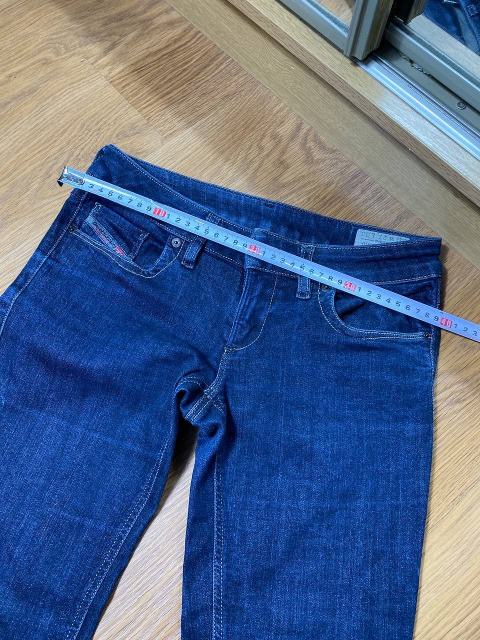 Diesel × Japanese Brand Crazy Crash Dirty Baggy Faded Jean Japan Avant Garde Style Size US 27 - 8 Thumbnail