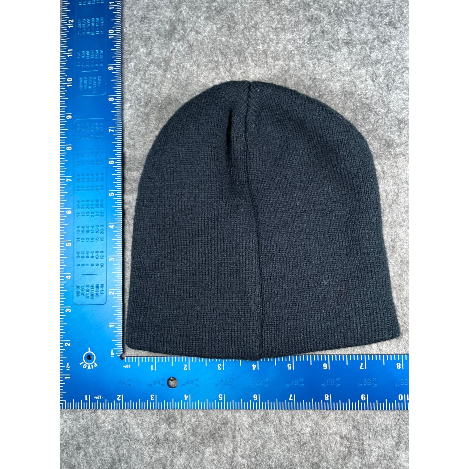 Vintage Sherwin Williams Beanie Toque Adult One Size Blue Knit 100% Acrylic Embroidered Knit Hat Mens Beanie Size ONE SIZE - 4 Thumbnail