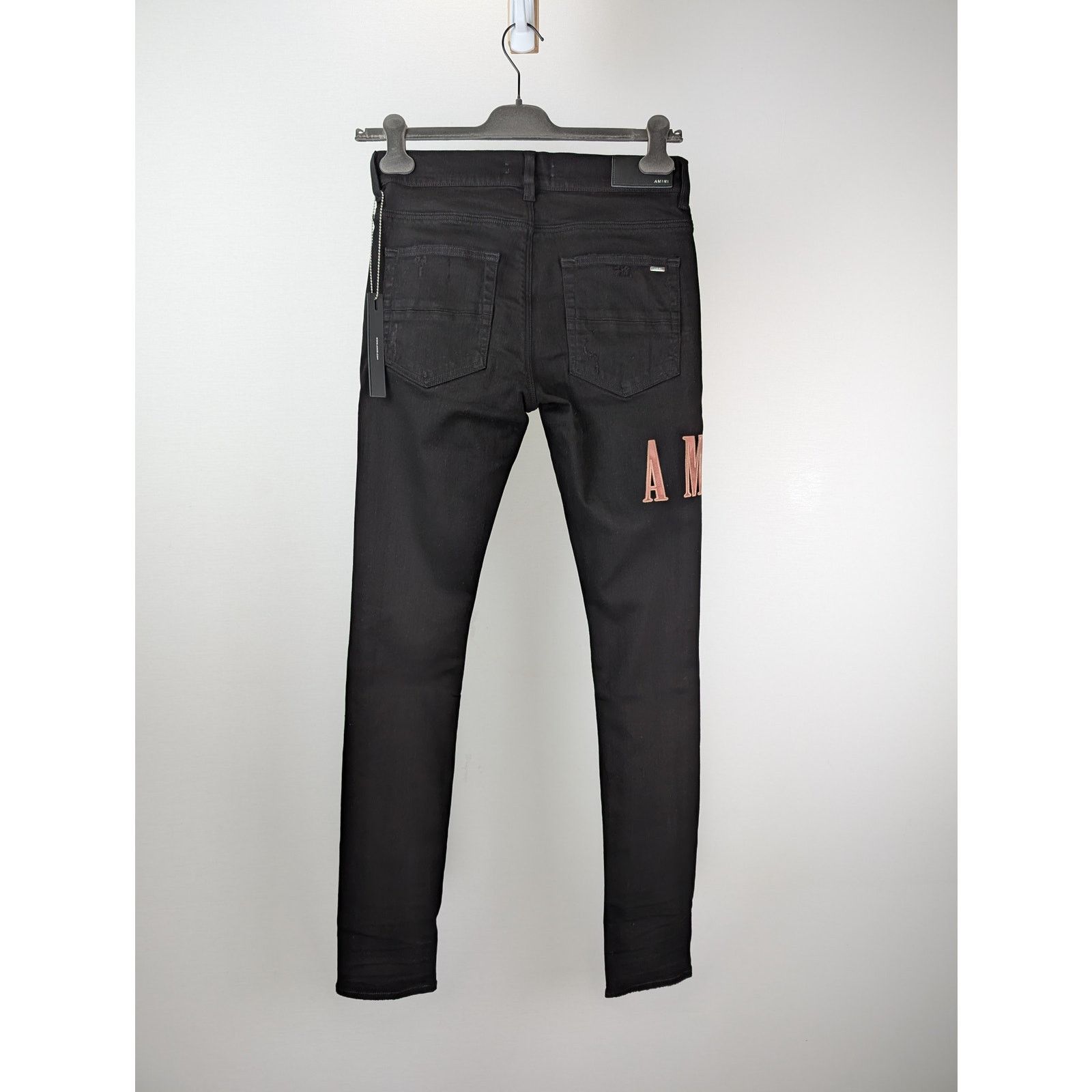 Amiri o1rshd1 Tie Dye Core Logo Jean in Black Size US 30 / EU 46 - 13 Thumbnail