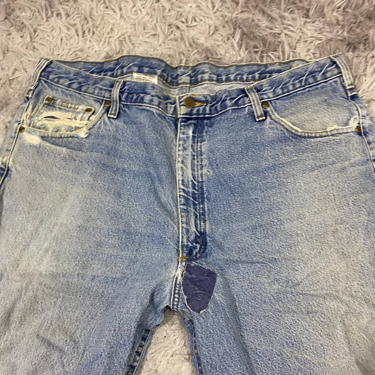 Carhartt Distressed carhartt jeans big size Size US 42 / EU 58 - 12 Thumbnail