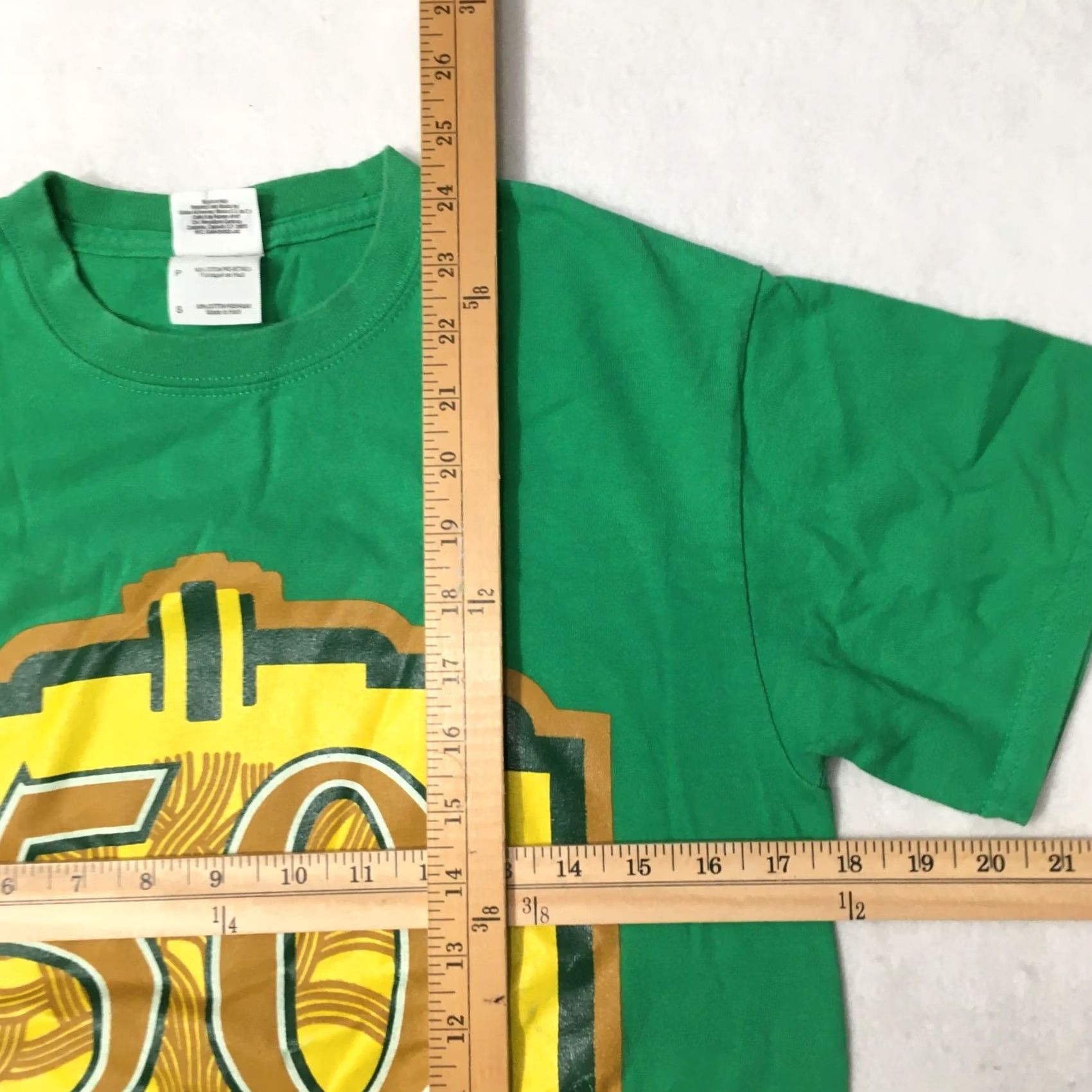 Gildan Homage Oakland A's TO 50 YEARS Shirt Men's SMALL Green Short Sleeve T Size US S / EU 44-46 / 1 - 5 Thumbnail