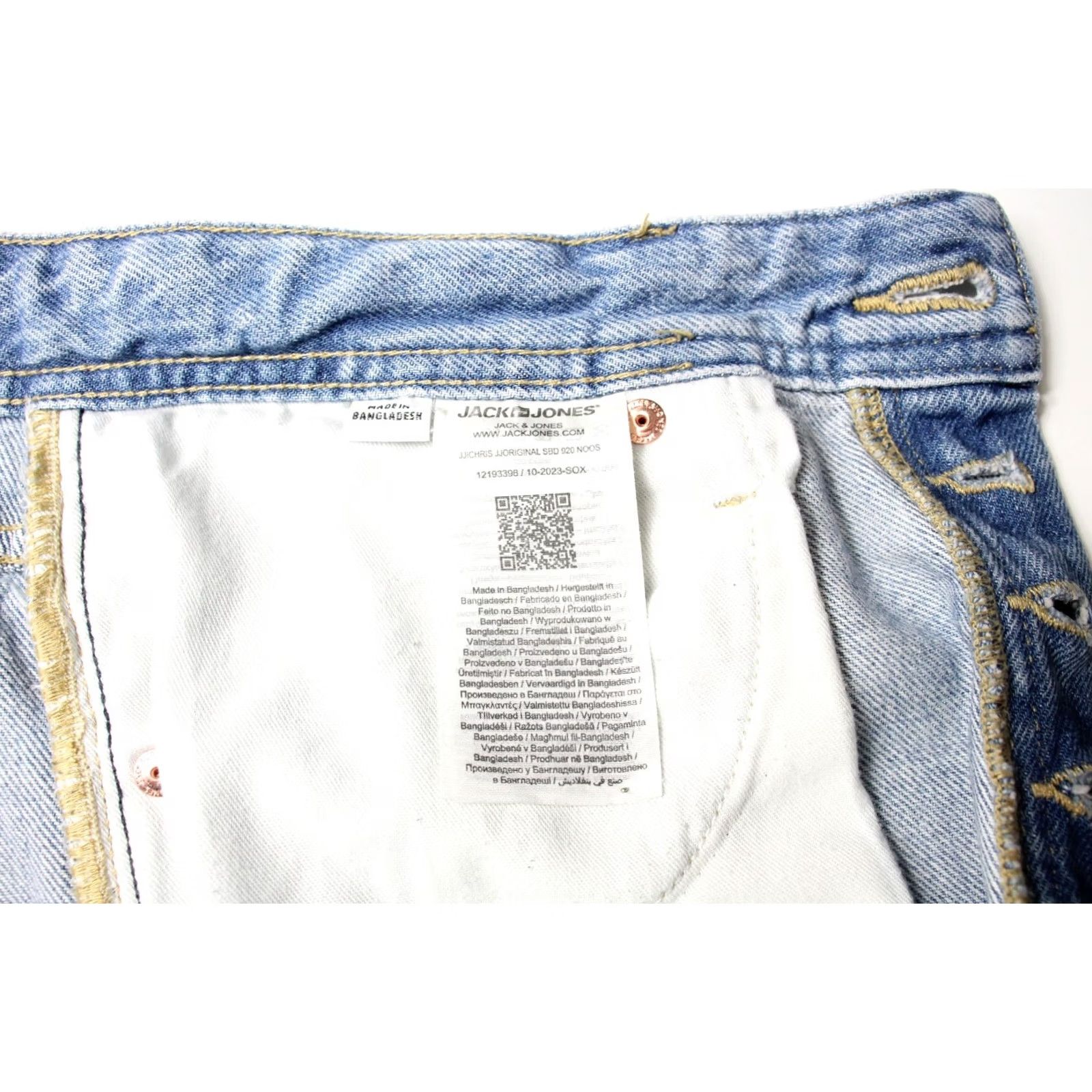 Scotch & Soda SCOTCH & SODA Men's Jeans Relaxed/Chris W32/L34 Button Fly Faded Light Blue Size US 32 / EU 48 - 6 Thumbnail
