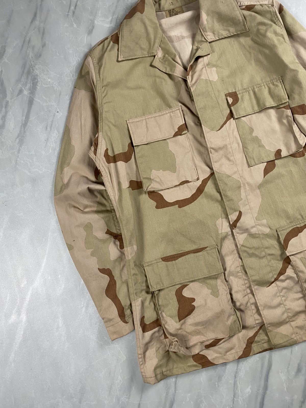 Japanese Brand Rare Vintage Army Camo Military Jacket Size US L / EU 52-54 / 3 - 3 Thumbnail