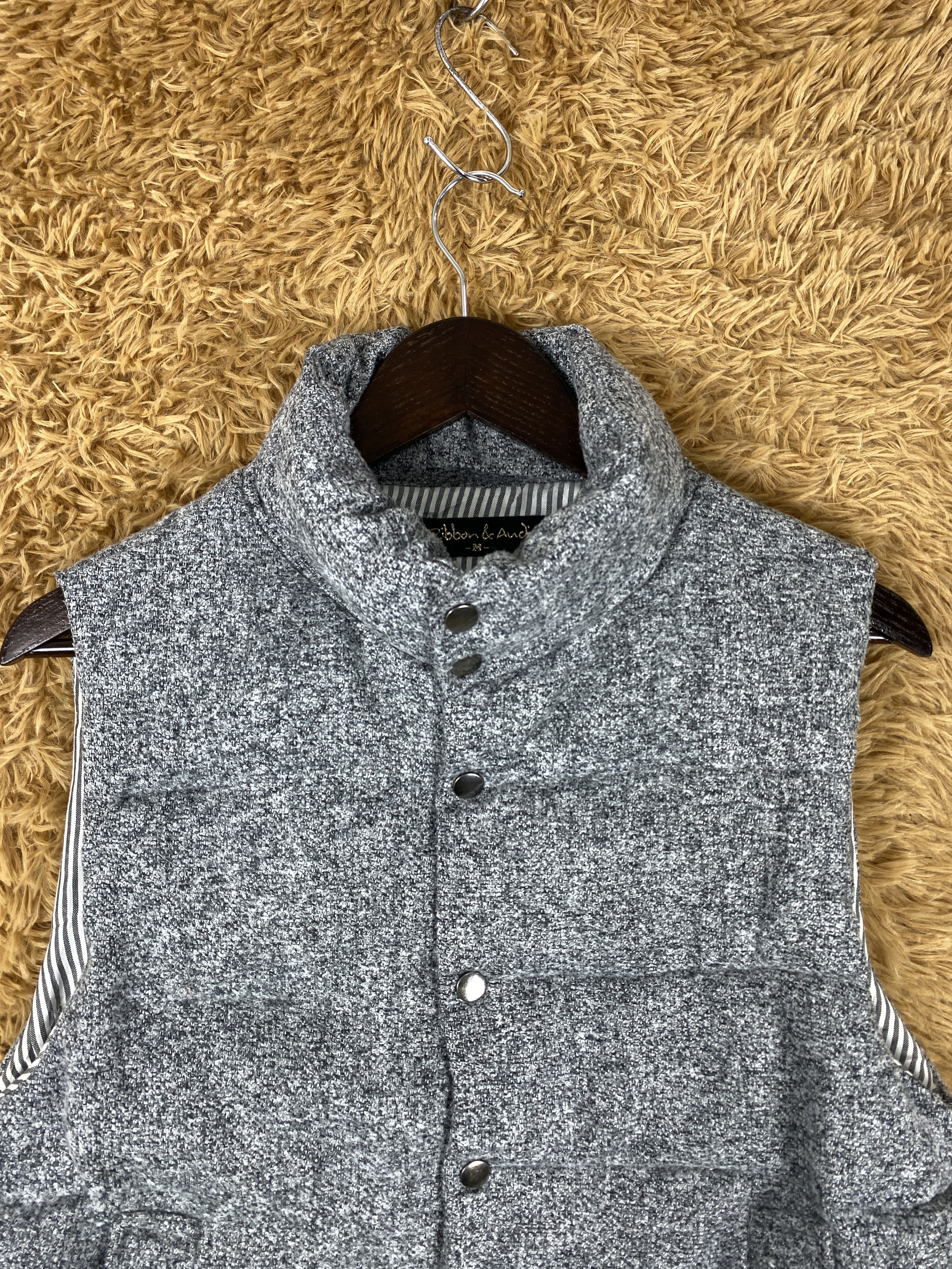 Japanese Brand Vintage Ribbon & Audi Wool Vest Size US S / EU 44-46 / 1 - 2 Thumbnail