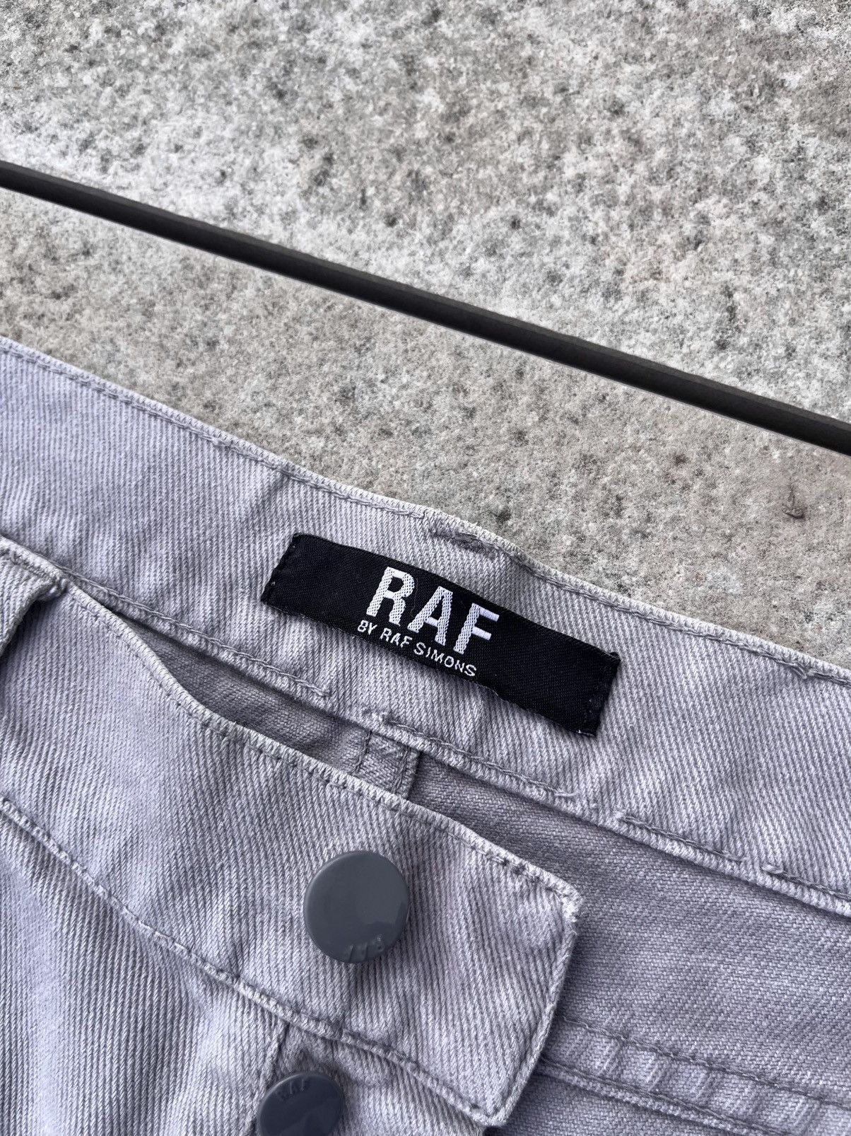Raf Simons Archive Raf by Raf Simons late 00s straight denim jeans: Size US 33 - 2 Thumbnail