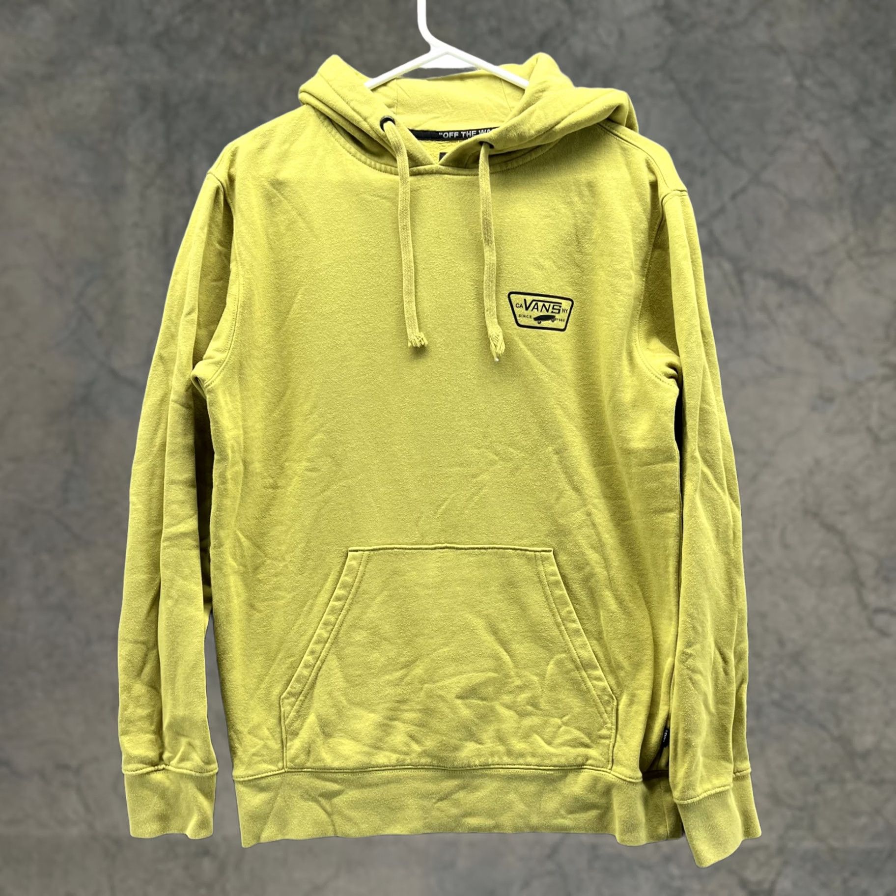 Vans VANS Hoodie Mens XS Yellow Pullover Fleece Sweatshirt Small Logo Skateboarding Size US XS / EU 42 / 0 - 1 Thumbnail