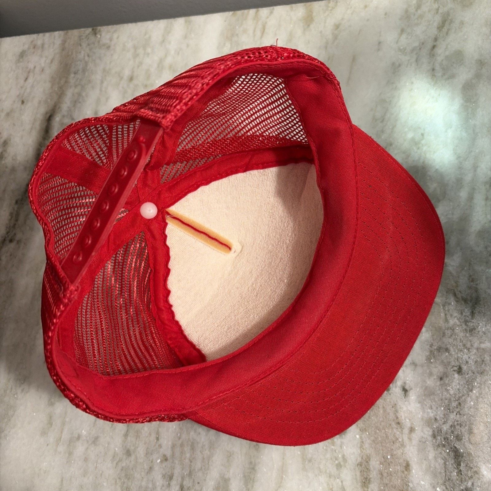 Vintage Vtg Cheers Boston Bar Red Trucker Hat SnapBack 80s HTF Size ONE SIZE - 6 Thumbnail