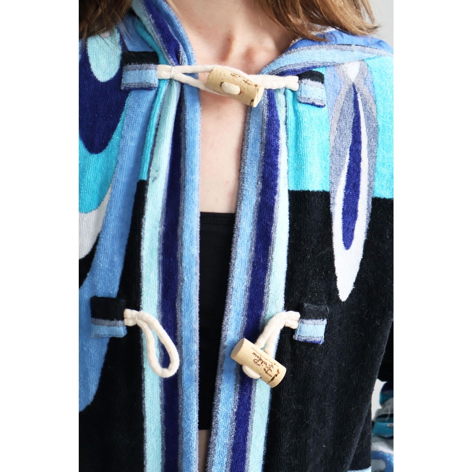 Other Rare 1990s Emilio Pucci Collector's Terrycloth HoodIE Size S / US 4 / IT 40 - 5 Thumbnail