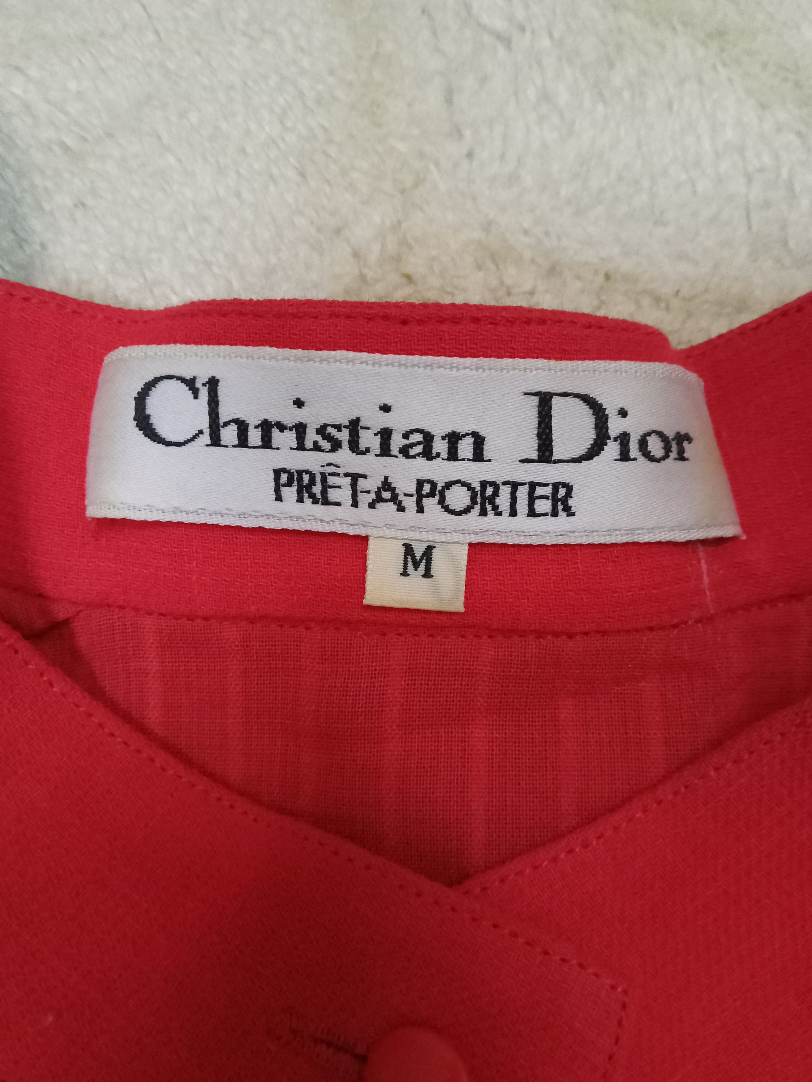 Christian Dior Monsieur × Designer Christian Dior Pret a Porter Button Up Blouses Size M / US 6-8 / IT 42-44 - 3 Thumbnail