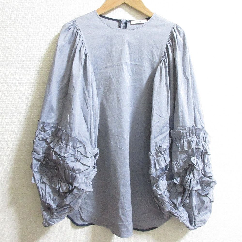 Other Other yori Circle Frill Sleeve Blouse Others Tops YR21-23007SP DUTY FREE for USA Size ONE SIZE - 1 Thumbnail