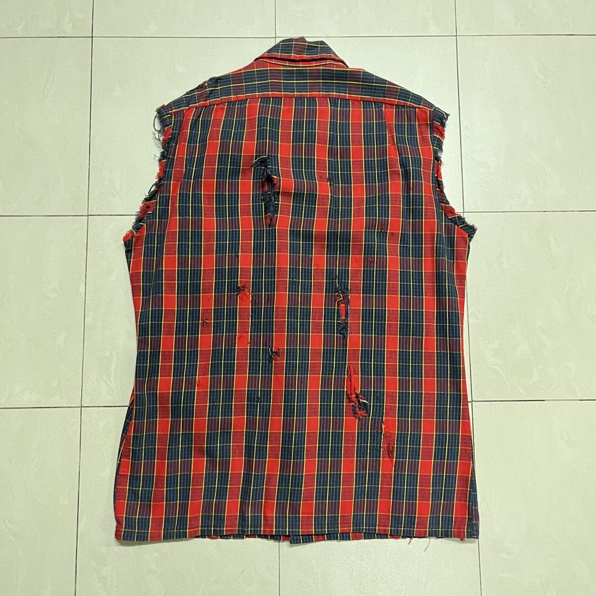 JCPenney Vintage Rare JC Penny Distressed Plaid Shirt Size US M / EU 48-50 / 2 - 9 Thumbnail