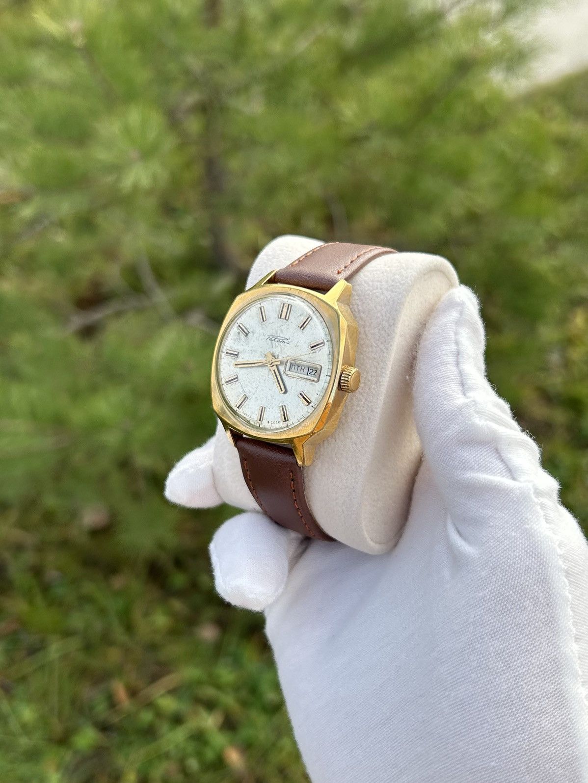 Vintage Vintage Watch Raketa USSR Soviet Mechanical 1980s Size ONE SIZE - 16 Thumbnail