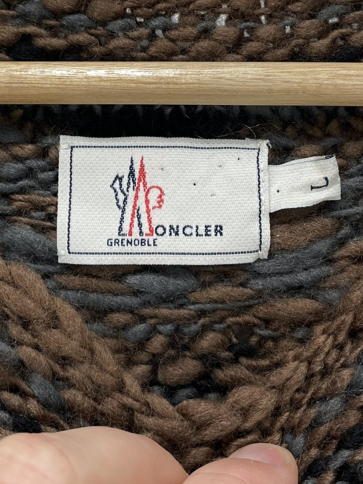 Moncler Grenoble Moncler Grenoble Knit wool sweater - size L Size L / US 10 / IT 46 - 8 Thumbnail