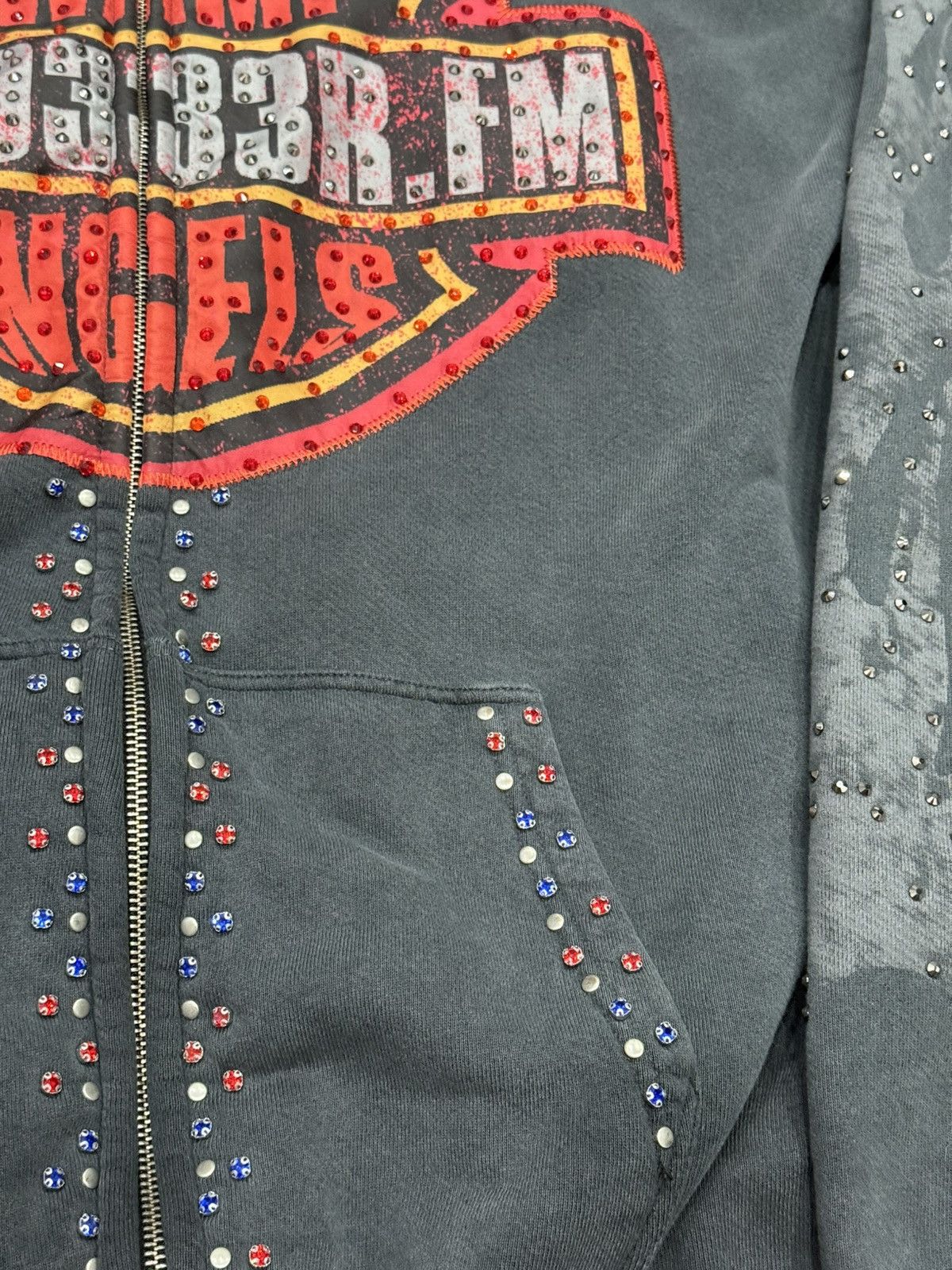 murd333r.fm Murd333r.fm OG Chopper Rhinestone Hoodie Size US XL / EU 56 / 4 - 5 Thumbnail