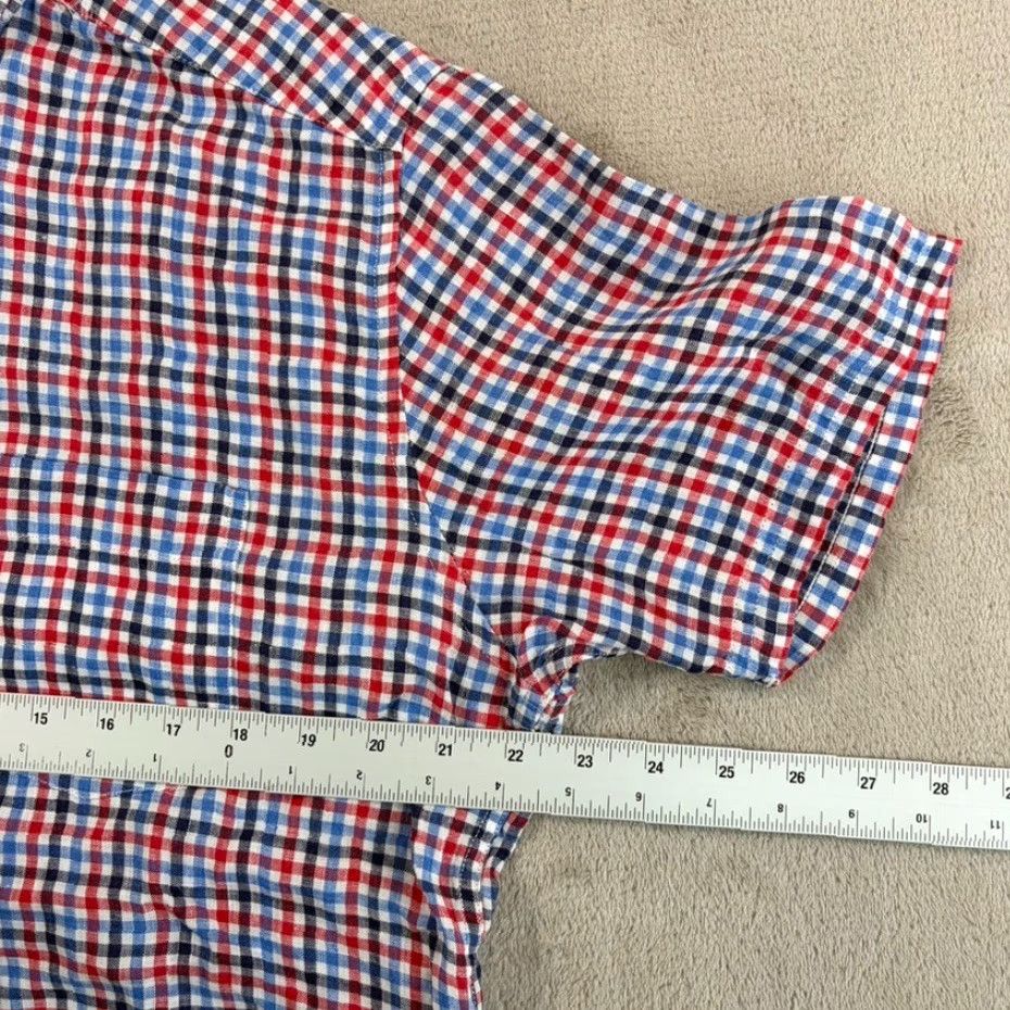 Barbour Barbour Shirt Tailored Fit Multi Gingham Check Men M Linen Button-Up Short Sleeve Collared 100% NEW Size US M / EU 48-50 / 2 - 5 Thumbnail