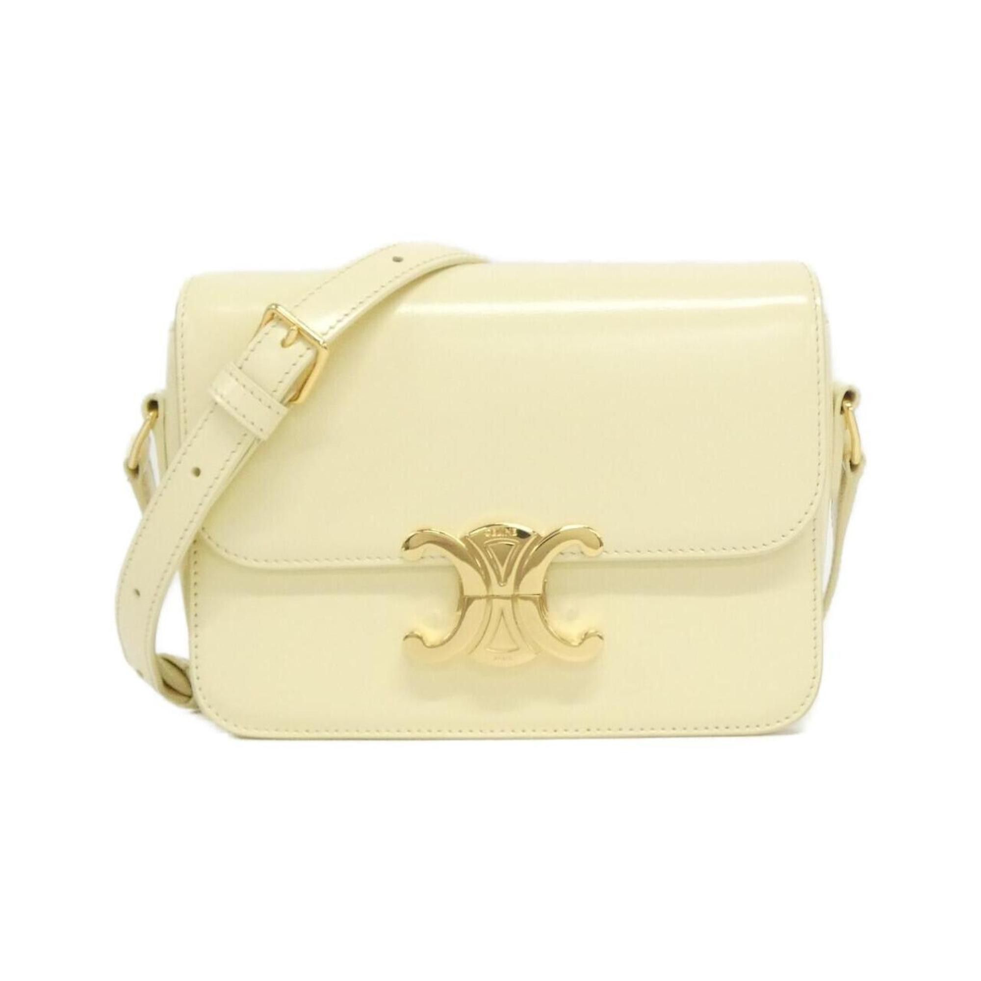 Celine Teen Triomphe 188423Bf4 Shoulder Bag in Gold, Women's