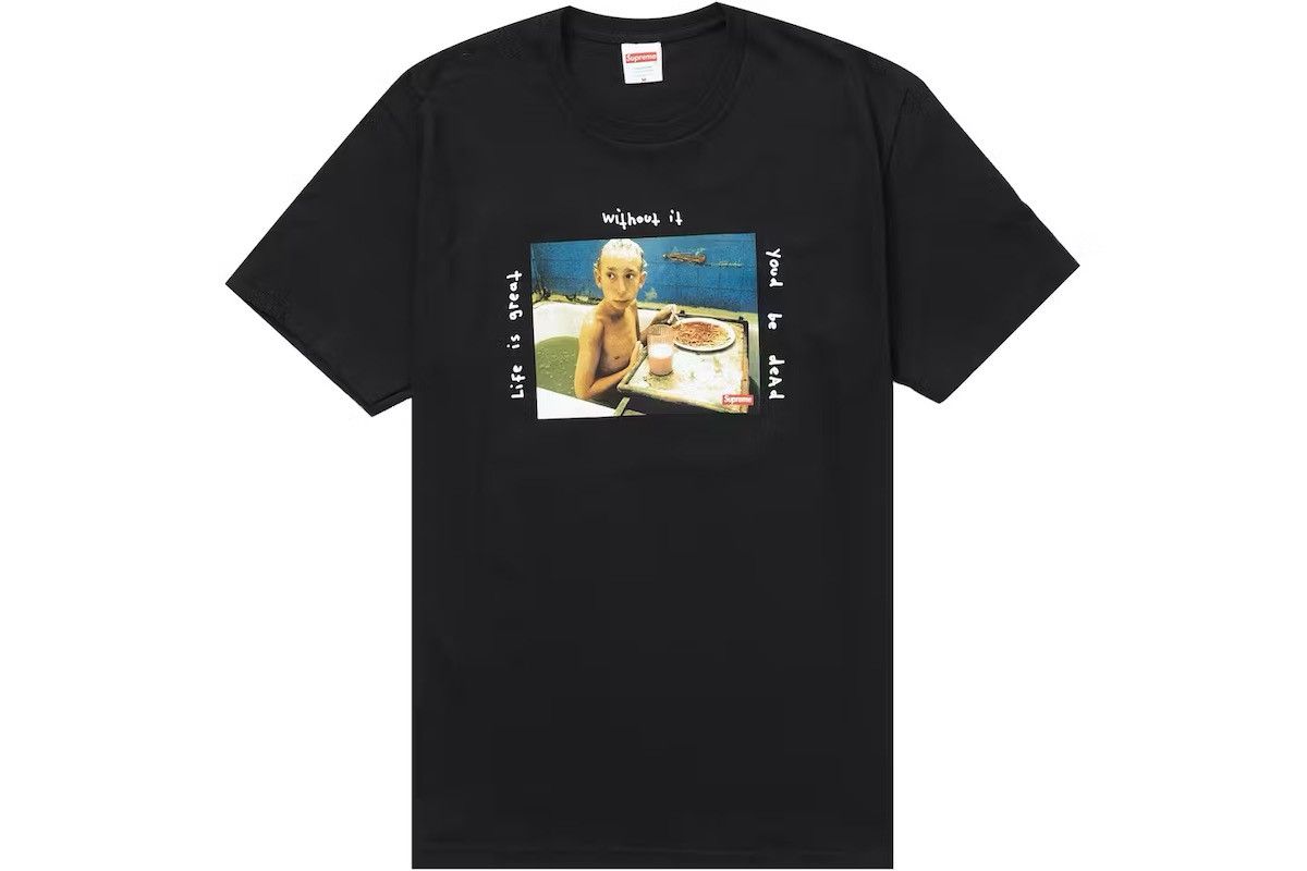 image of Supreme Gummo Bathtub Tee in Black, Men's (Size Small)