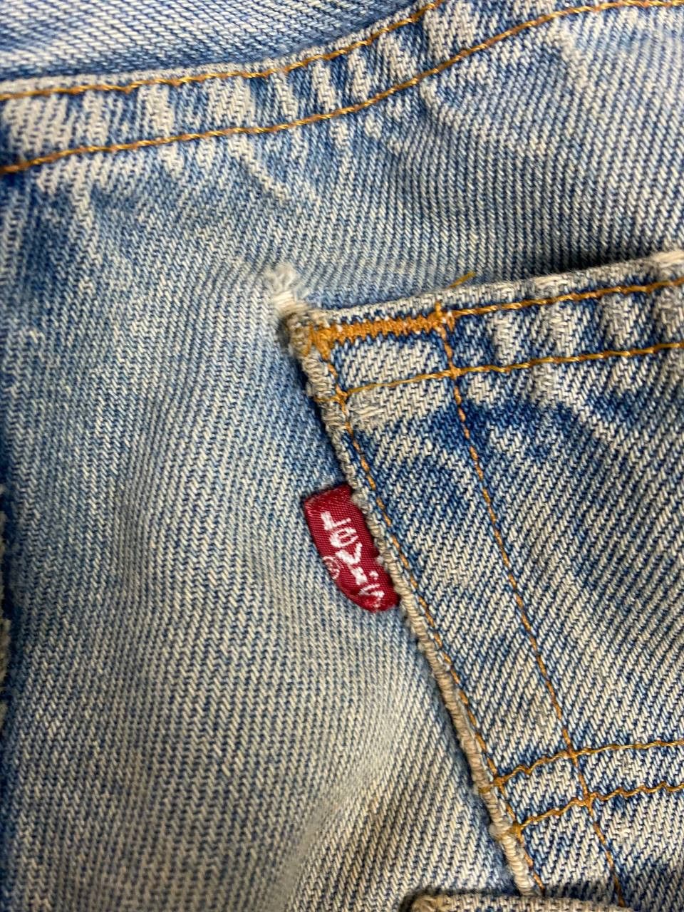 Levi's vintage levis 501 custom distressed denim nice design Size 32" / US 10 / IT 46 - 6 Thumbnail