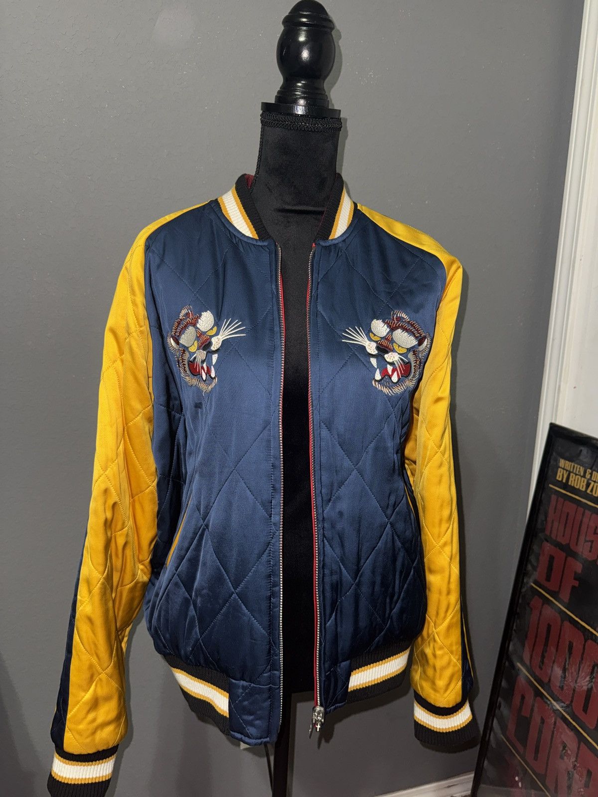 Kenzo KENZO PARIS REVERSIBLE TIGER BOMBER Size US M / EU 48-50 / 2 - 2 Thumbnail