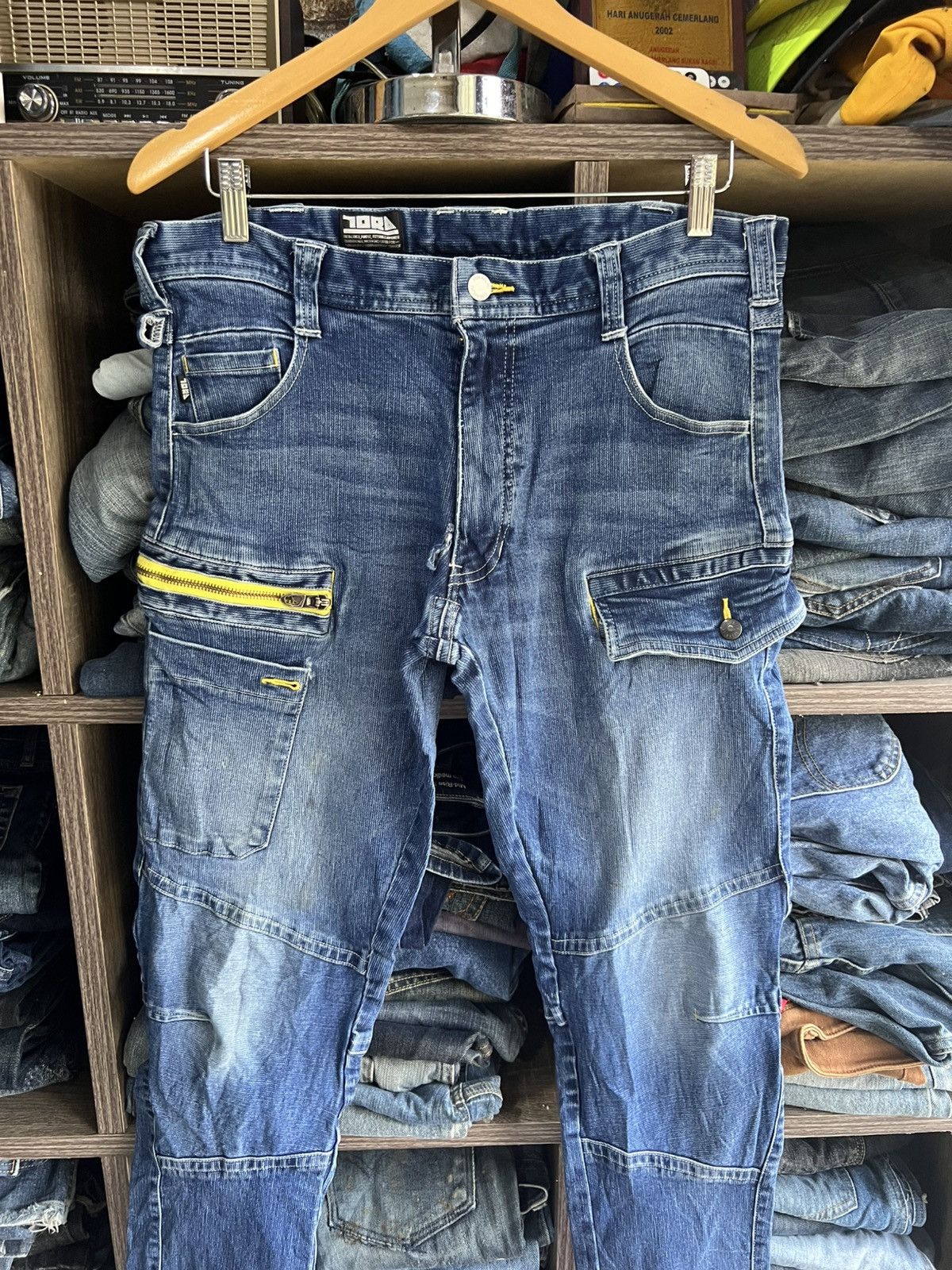 Other 🔥Toraichi Skinny Cargo Distressed Denim Size US 34 / EU 50 - 4 Thumbnail