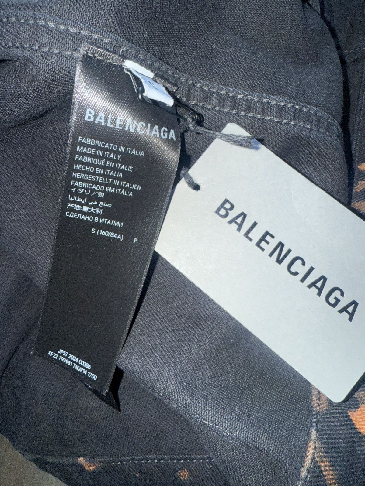 Balenciaga Balenciaga Denim Jacket Size US S / EU 44-46 / 1 - 7 Thumbnail