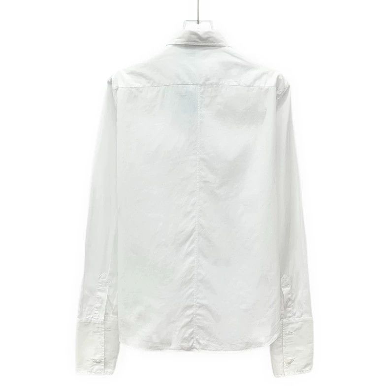 Dior Dior White bee embroidered cotton lapel long-sleeved shirt Size XS / US 0-2 / IT 36-38 - 2 Thumbnail