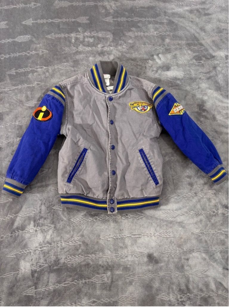 Disney Boys Disney The Incredibles Jacket, Size S, Gray & Blue Size US L / EU 52-54 / 3 - 1 Thumbnail