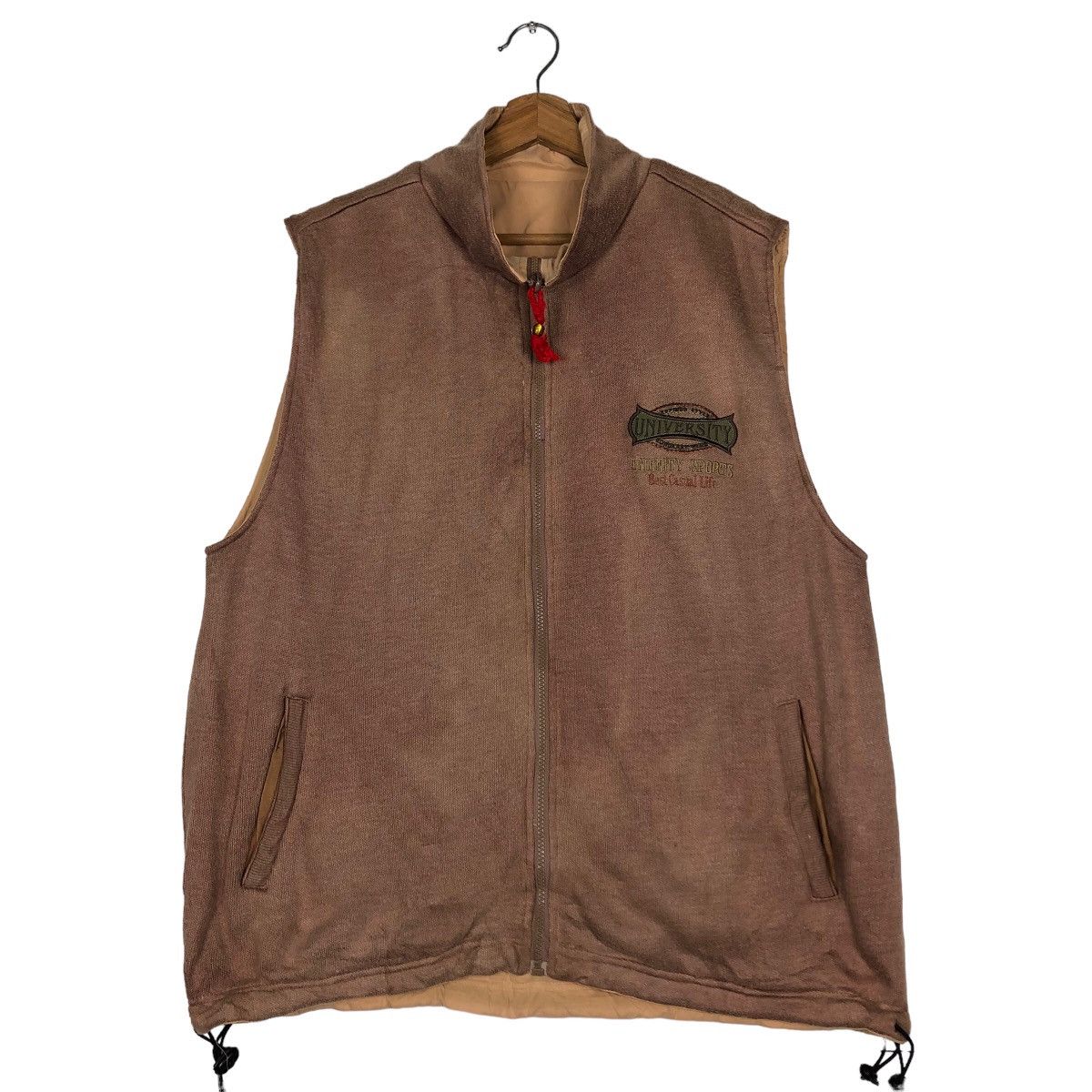 Japanese Brand 🔥Vtg Vest Tank Top University By Razosa Japan Made Size US L / EU 52-54 / 3 - 1 Thumbnail