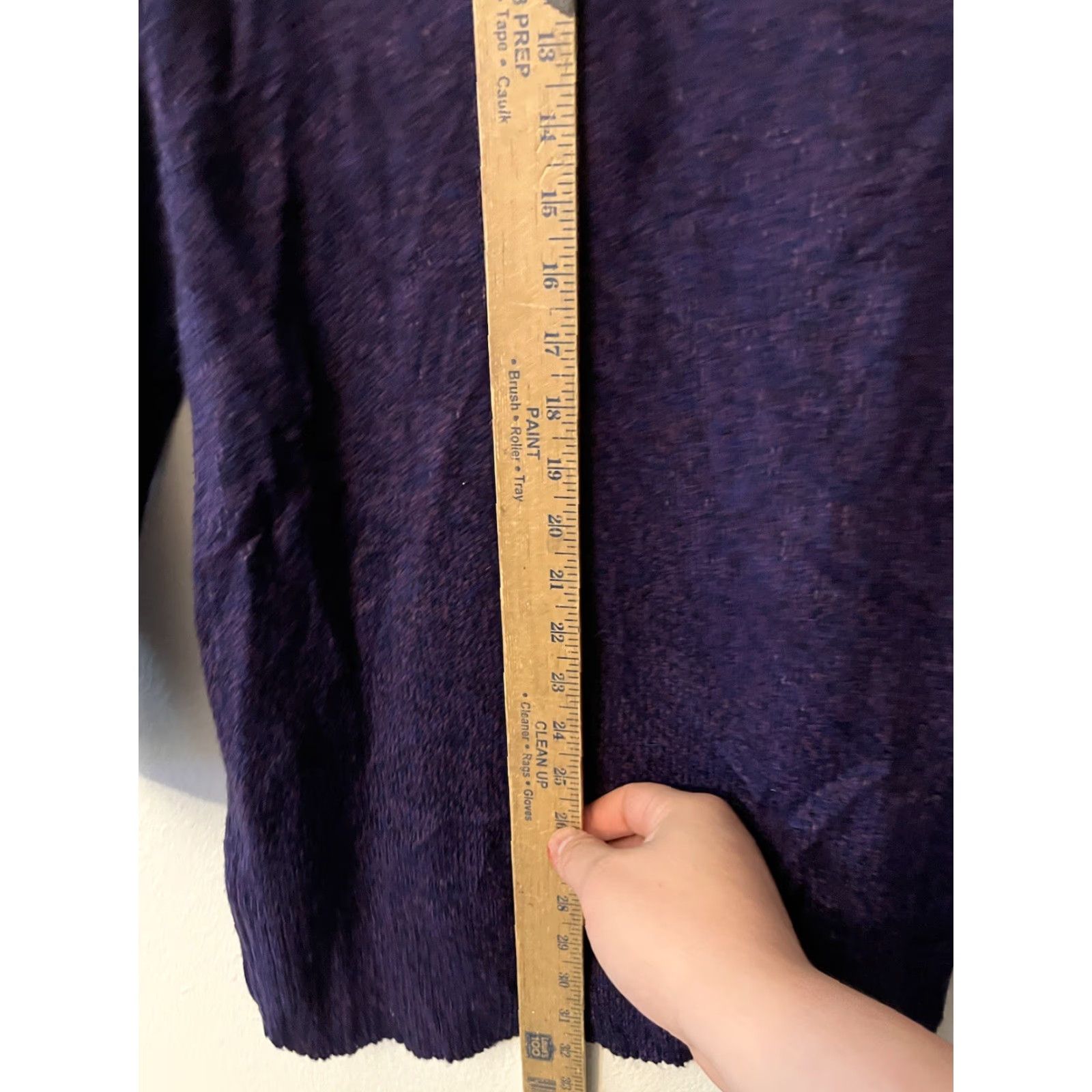 H&M H&M Sweater Shirt Women Cowl Neck Hi-Lo Long Sleeve Purple Pullover Size S Small Regular Solid 000 Size S / US 4 / IT 40 - 4 Thumbnail