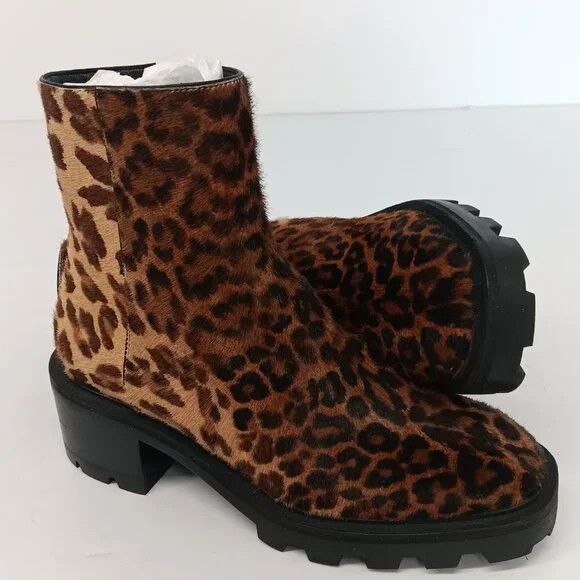 Jimmy Choo Jimmy Choo Mava Leopard-Print Fur Ankle Boots - EU36/US6 Size US 6.5 / IT 36.5 - 6 Thumbnail