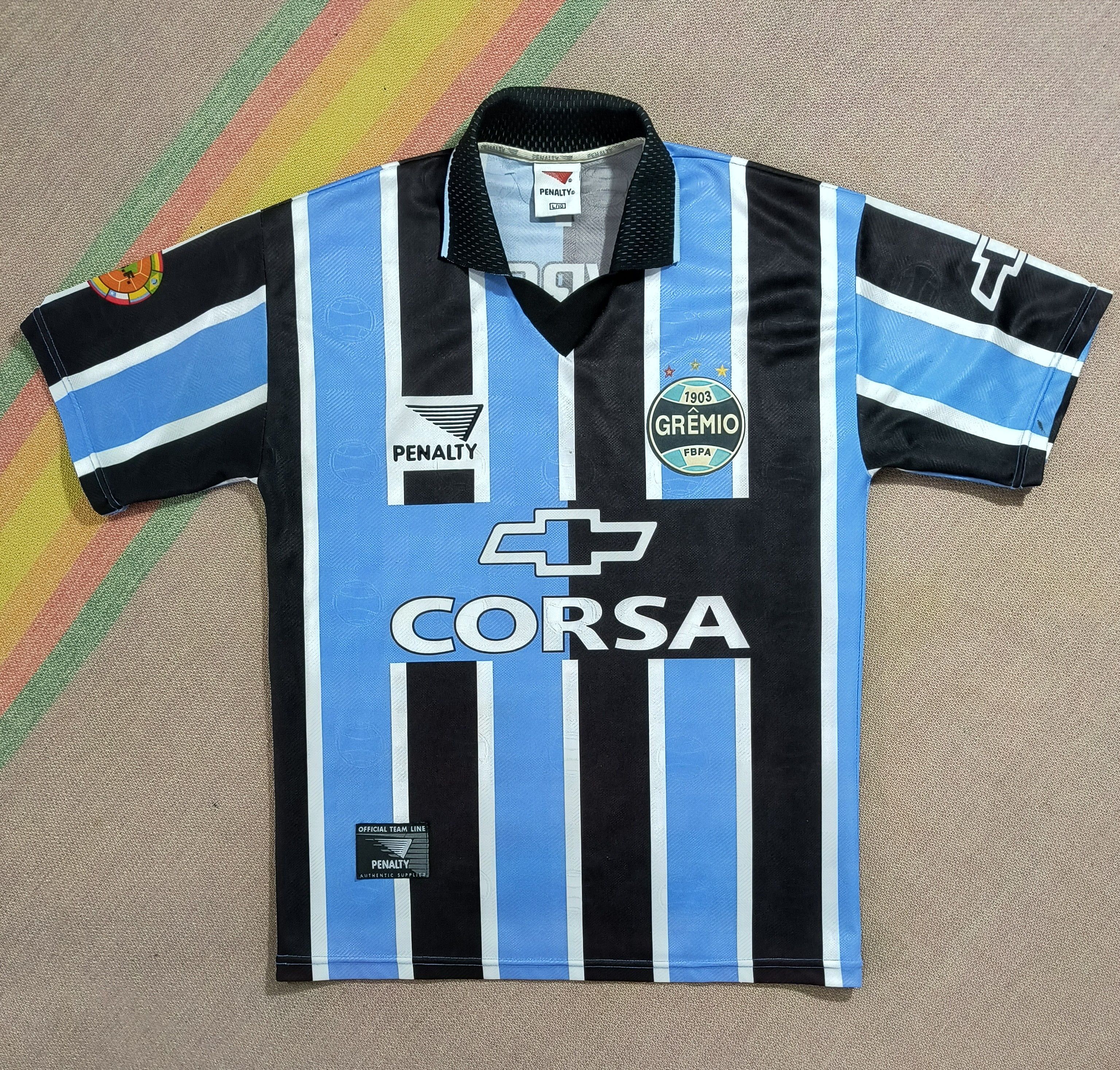 Jersey × Penalty Brazil × Soccer Jersey DS Vintage Gremio