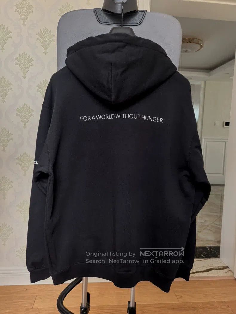 Balenciaga Balenciaga WFP Black Hoodie Size US S / EU 44-46 / 1 - 2 Thumbnail