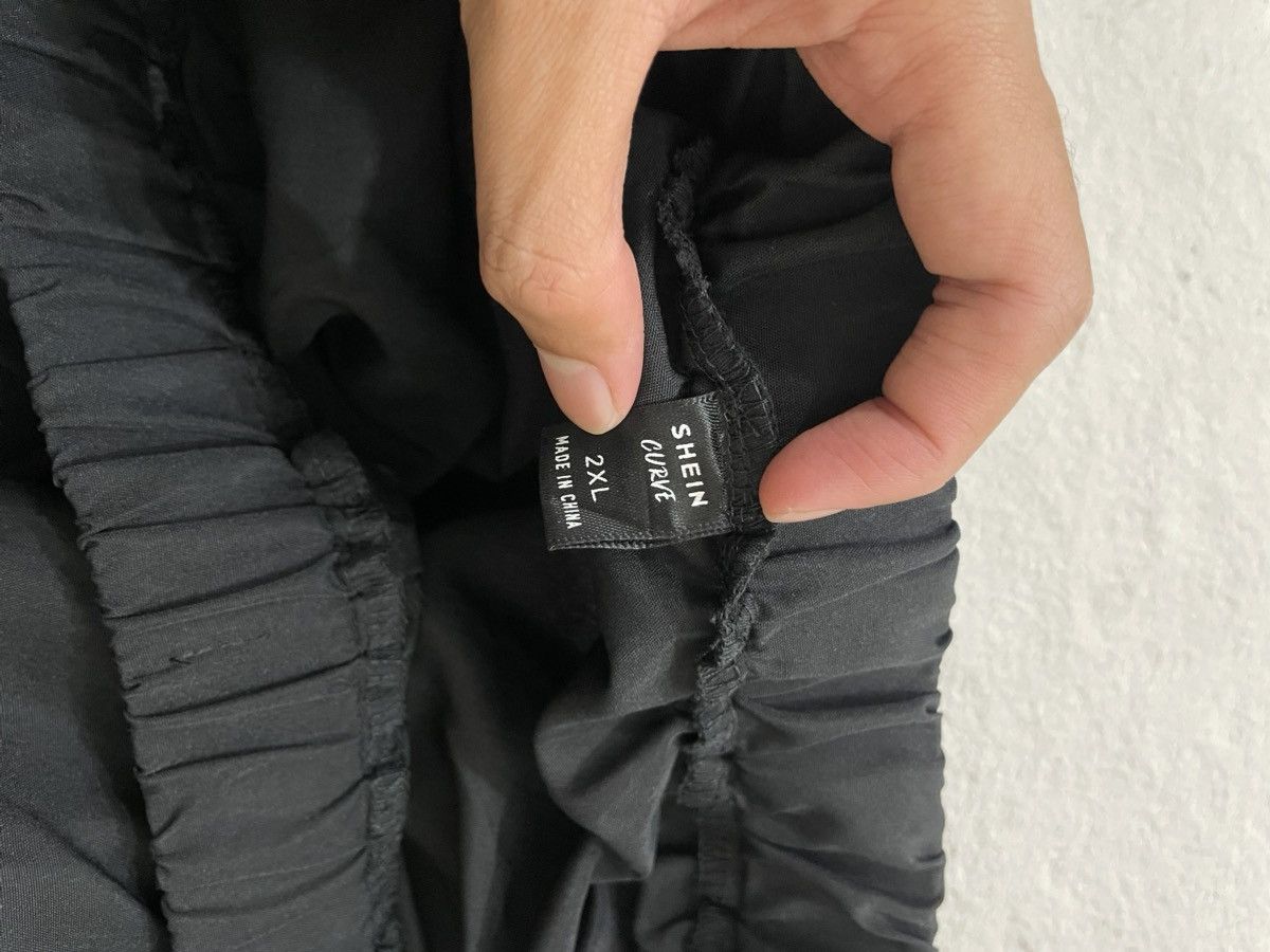 Japanese Brand Balloon Fit Tactical Cargo Pants Black Y2K Size US 34 / EU 50 - 4 Thumbnail