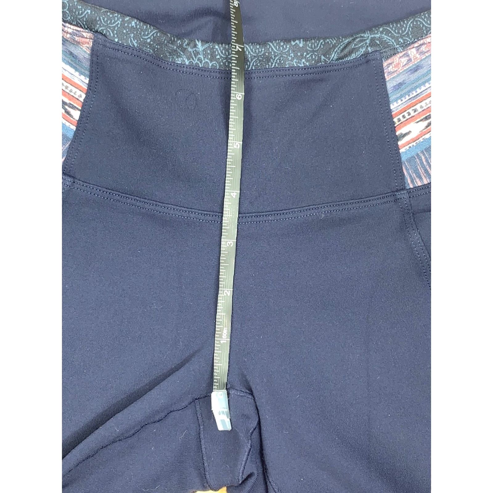 Prana prAna Yoga Leggings Aztec Southwest Activewear Athleisure Casual XS Women Blue 27.5 in Inseam Leg Compression Size 26" / US 2 / IT 38 - 5 Thumbnail