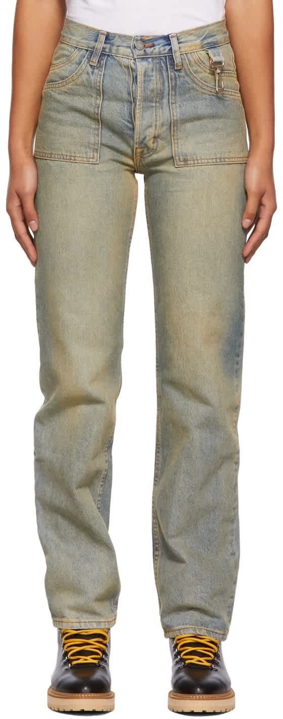 Reese Cooper Blue Washed Jeans Size 26" / US 2 / IT 38 - 1 Thumbnail
