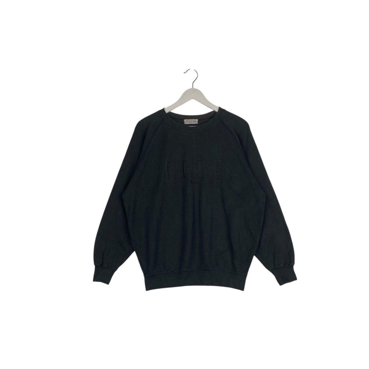 Designer × Vintage Vintage Elle Embroidered Crewneck Sweatshirt Black Size S / US 4 / IT 40 - 1 Thumbnail