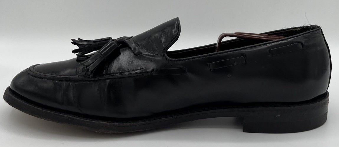 Florsheim Vintage Florsheim Imperial Tassel Black Leather Loafers 10B Size US 10 / EU 43 - 5 Thumbnail