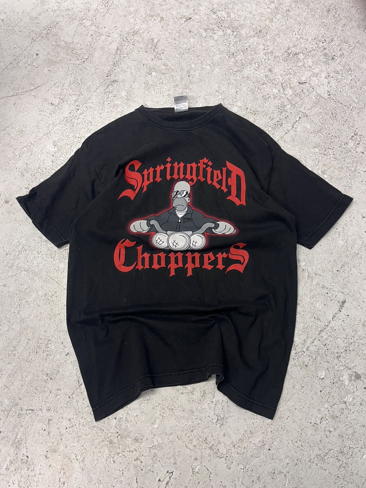 Vintage Vintage springfield choppers homer tee Size US M / EU 48-50 / 2 - 2 Thumbnail