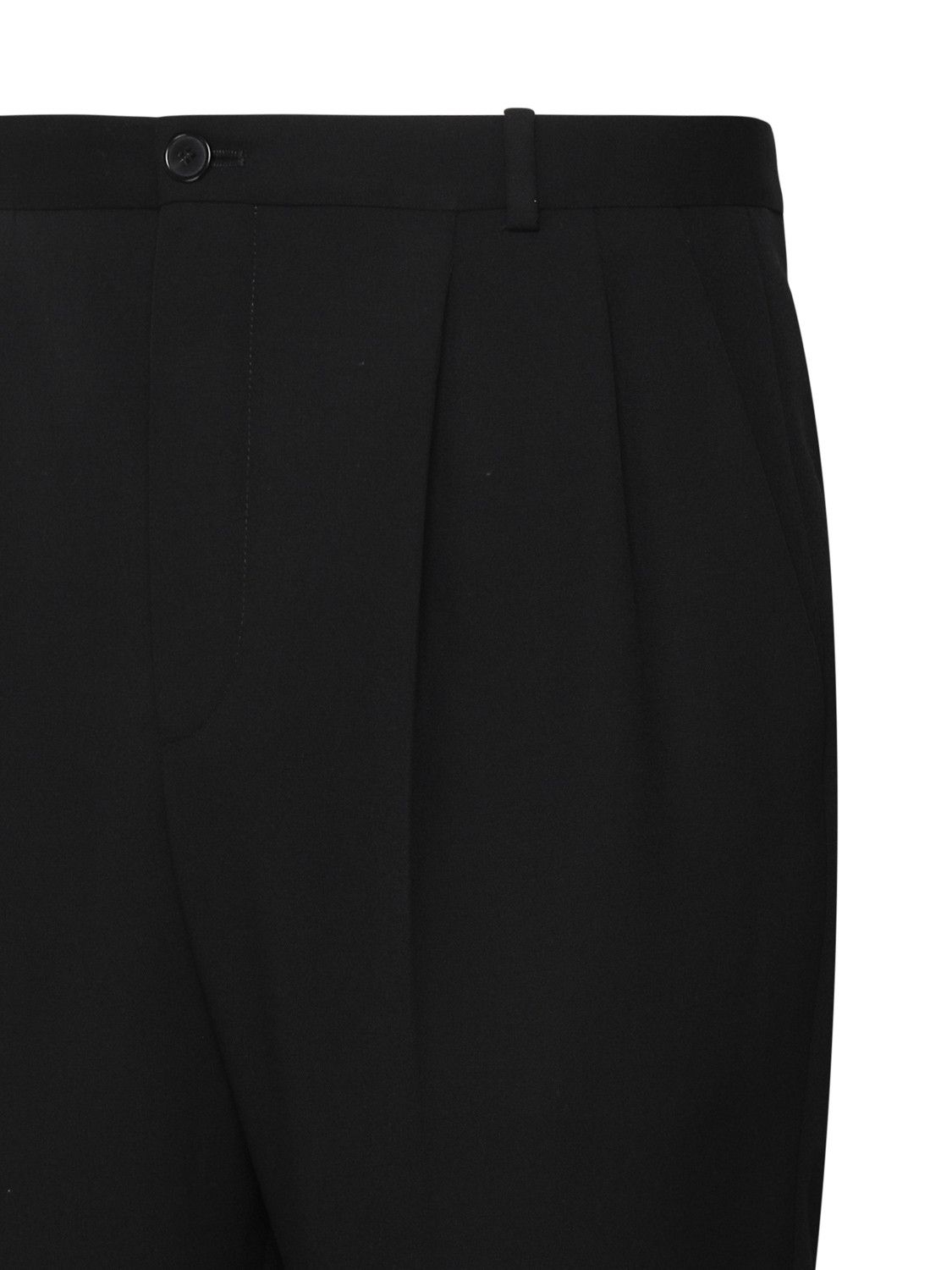 Saint Laurent Paris o1s1wg111224 Pantalon Grain De Poudre Organ Pants in Nero Size US 36 / EU 52 - 3 Thumbnail