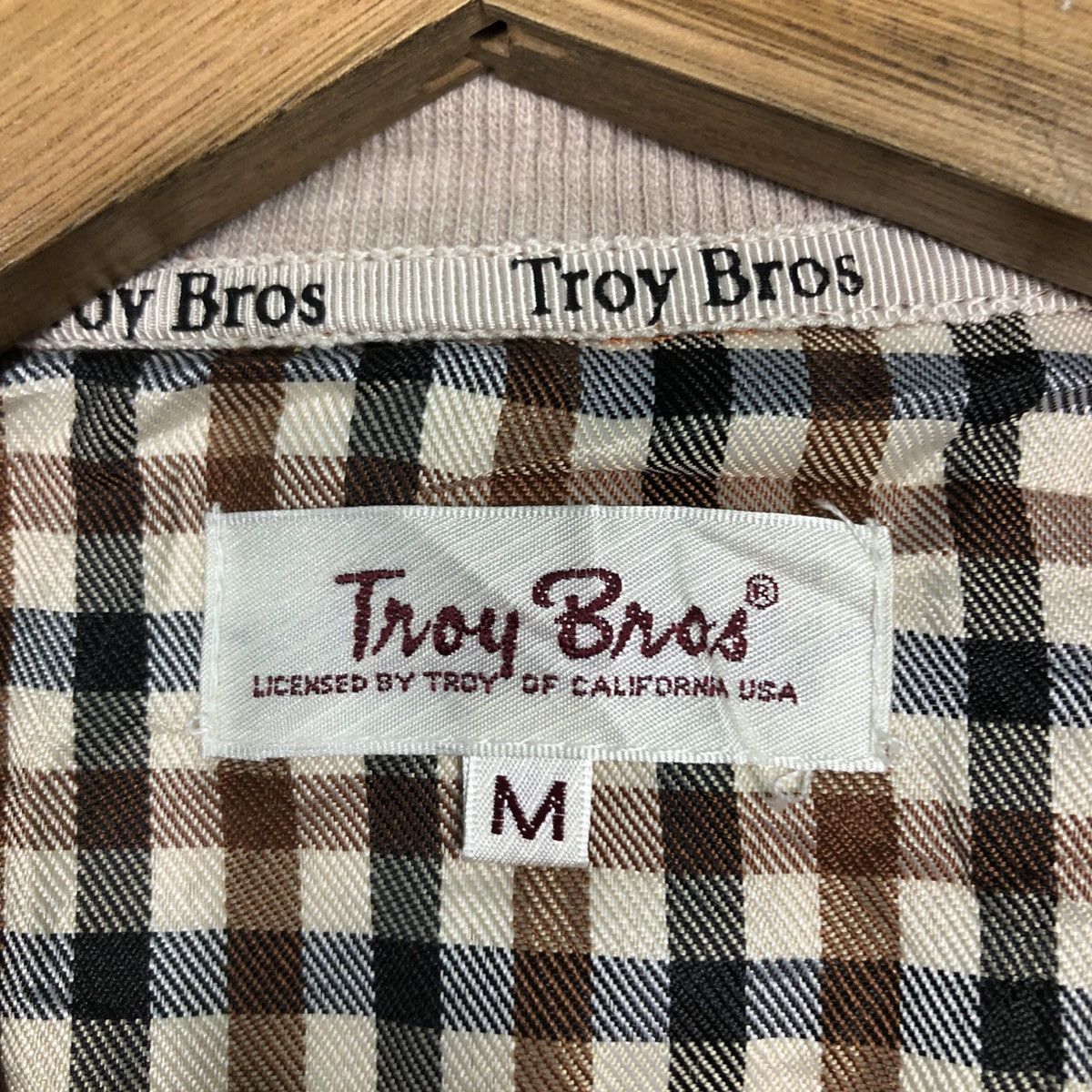Japanese Brand 📌Vintage Sweatshirt Troy Bros Big Logo Embroidery Size US M / EU 48-50 / 2 - 15 Thumbnail